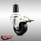 Service Caster 3 Inch 316SS Soft Rubber Swivel 1-1/2 Inch Expanding Stem Caster Lock Brake SCC SCC-SS316TTLEX20S314-SRS-112 - alternate 2